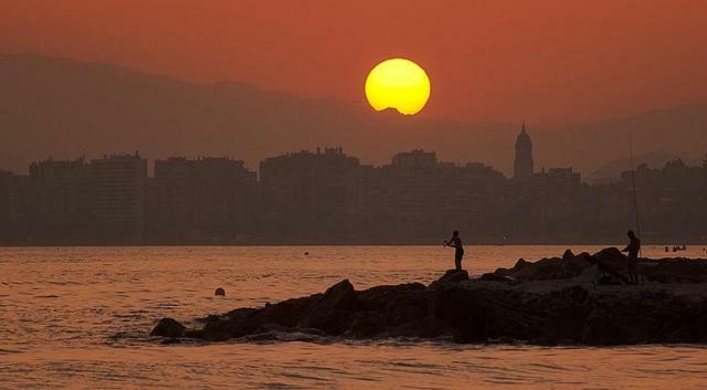 Malaga Beach Apartment Buitenkant foto