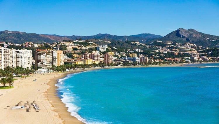 Malaga Beach Apartment Buitenkant foto